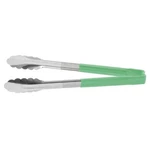Vollrath Jacob's Pride Stainless Steel One-piece Utility Tong With Green. Fixed Price $29.99.