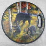 Rivers Edge Bears And Birches Cutting Board Cabin Decor Cottage Woods New. Fixed Price $24.95.