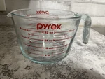 Pyrex Measuring 4 Cups Quart/ Liter Clear Glass #13. Fixed Price $15.00.