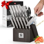 Knife For Kitchen With Block Imarku G14 Japanese Stainless Ste.... Fixed Price $250.84.