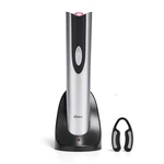 Oster Cordless Electric Wine Bottle Opener With Foil Cutter, One, Silver. Fixed Price $49.99.