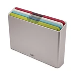 Joseph Folio Ikon 4 Piece Large Chopping Board Set Silver 60219. Fixed Price $78.68.