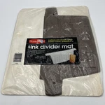 Rubbermaid Twin Sink Divider Mat 1297 Chocolate Brown Vintage 1983. Fixed Price $29.99.
