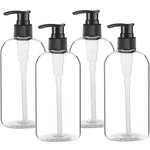 Empty Plastic Pump Bottles Dispenser 4 Pack 16OZ/500ML Portable Clear Bpa-free. Fixed Price $17.53.