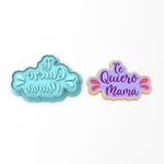 Quiero Mama Cookie Cutter & Stamp Spanish Mother's Day Mommy Love. Fixed Price $18.59.