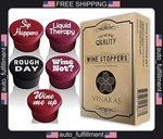 Funny Silicone Wine Stopper Set ? Must-have Accessories & Perfect. Fixed Price $28.60.