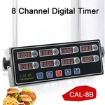 Commercial Kitchen Timers Digital 8 Channel For Cooking. Fixed Price $28.59.