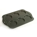 Norpro Puffy Muffin Top Pan Makes 6 Non Stick High Rise Crown 4" Wide .5" Deep. Fixed Price $32.39.