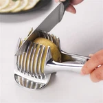 Infantly Bright Kitchen Gadgets Handy Stainless Steel Onion Holder Potato Tom.... Fixed Price $15.46.