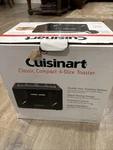 Cuisinart CPT-142BKP1 4-SLICE Compact Plastic Toaster Black Still Box New!!. Fixed Price $24.00.
