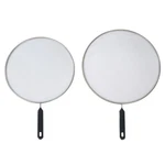 Mainstays 2-PIECE Fine Aluminum Mesh Splatter Screen 11" And 13" Silver. Fixed Price $14.74.