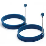 Norpro 4-INCH Silicone Round Pancake And Egg Rings, Set Of 2, Blue. Fixed Price $11.34.