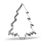 Christmas Tree Cookie Cutter Stainless Steel 4.7*3.7 Inch, Silver. Fixed Price $9.11.