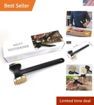 Kitchen Tenderizer - Heavy Duty Manual Hammer Mallet Tool,meat Us.... Fixed Price $22.31.