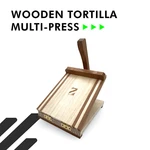 Zelvox, New Wooden Tortilla Press, 12 Inch, Tostones, Hallacas And More. Fixed Price $34.99.