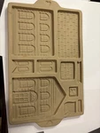 Vintage Pampered Chef Mold Gingerbread School Post Office Family Heritage #1805. Fixed Price $17.25.