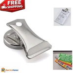 Magnet Clip Pair With 1" Chrome Base 3-POUND Hold Effortless Organization. Fixed Price $13.99.