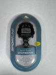 Sportline Timer Stopwatch Model 220 1/100 Sec. New Pkg W/battery. Fixed Price $8.00.