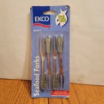 Ekco Fresh Catch Seafood Forks Set Nos 1998 A4. Fixed Price $9.99.