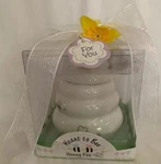 Kate Aspen Ceramic Meant To Bee Honey Pot With Lid & Dipper New 3.25 Tall. Fixed Price $9.99.