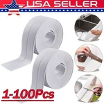 10.5FT Pvc Self Adhesive Caulk Sealing Strip Tape For Kitchen Wall Sink Toilet. Fixed Price $218.79.