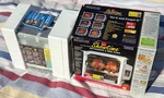 Open Box Ronco Showtime Rotisserie Bbq Oven Model 5000 Platinum Edition Digital. Fixed Price $120.00.