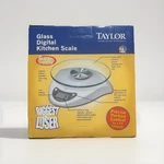 The Biggest Loser Glass Digital Kitchen Scale Taylor 6.6LBS Capacity Sealed. Fixed Price $19.99.