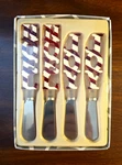 Spreader Knives Noel Joy Set Of 4 Candy Cane Stripe Department 56. Fixed Price $13.99.