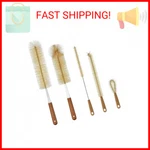 Alink 5-PACK Bottle Brush Cleaner Long Bamboo Handle Water Straw Cleani. Fixed Price $14.58.