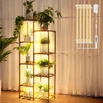8 Tier Plant Stand With Full Spectrum Grow Light 62 Tall Indoor Corner Shelf Set. Fixed Price $71.95.