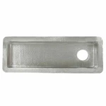 Native Trails CPS10 Nickel Rio 30" Single Basin Undermount Bar Sink. Fixed Price $2566.50.