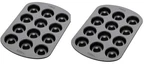 Mini Doughnut Donut Bagel Pan 12-CAVITY Wilton #2105-0614 Non-stick. Fixed Price $19.99.