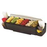 San Jamar BD4006S The Dome Pint Garnish Center With Caddies. Fixed Price $88.42.
