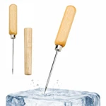 Hic Kitchen Ice Pick With Safety Cover, Solid Steel Wood Handle, For Chi.... Fixed Price $15.93.