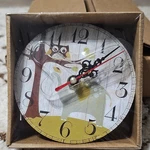 Vintage Wooden Round Clock, Types Creative Antique Wall 4.7 X Inch. Fixed Price $15.50.