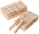- Large Wooden Clothes Pins, 2.9 Inch, 50 Pack, Natural Clips For Crafts.... Fixed Price $15.47.