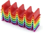 Taco Shell Holder Stand Hard Dishwasher Top Rack Safe Set Of 6 Multicolour New. Fixed Price $13.99.