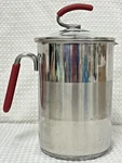 Kuhn Rikon 4TH Burner Pot 12 Cup Stainless Steel Steamer Multi Basket Lid. Fixed Price $24.95.