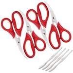 Joyce Lindberg Kitchen Seafood Scissors Fish Crab Shrimp Lobster Shears Red 4PCS. Fixed Price $19.13.