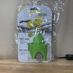 Talisman Designs 2-IN-1 Compact Citrus Zester Reamer / Green. Fixed Price $15.00.