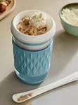 Pampered Chef Frozen Drink Maker 101370 Blue Manual With Spoon 14 Portable. Fixed Price $20.00.
