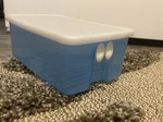 Tupperware Fridge Smart Blue Vented Veggie Container 3991A-2/LID 3992A-3 Free Sh. Fixed Price $15.99.