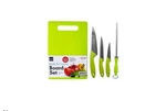Green Handy Helper Knife & Cutting Board Set. Fixed Price $14.99.
