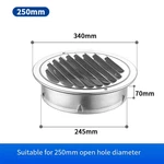 1PCS 70-300MM Round Stainless Steel Air Vent Grille Insect Protection Home Exter. Fixed Price $34.93.
