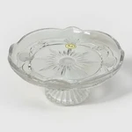 Studio Silversmiths Crystal Cake Stand Footed Pedestal Serving Plate. Fixed Price $59.99.