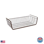 Spectrum Diversified Ashley Large Cabinet Shelf Basket Bronze 73124. Fixed Price $46.10.