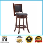 1PK Counter Height High Back Swivel Kitchen Wood Bar Stools Dining Chair Cherry. Fixed Price $134.99.