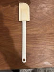 Vintage Pampered Chef Classic Scraper 1650 Heavy Duty Silicone Spatula White 11. Fixed Price $7.99.