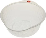 Kotobuki Japanese Rice Washer With Dual Drain, Clear. Fixed Price $14.46.