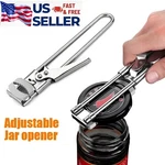 Jar Opener Stainless Steel Adjustable Silicone Grip Arthritis Seniors Kitchen. Fixed Price $10.49.